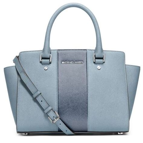 michael kors powder blue|Amazon.com: Blue Michael Kors Handbag.